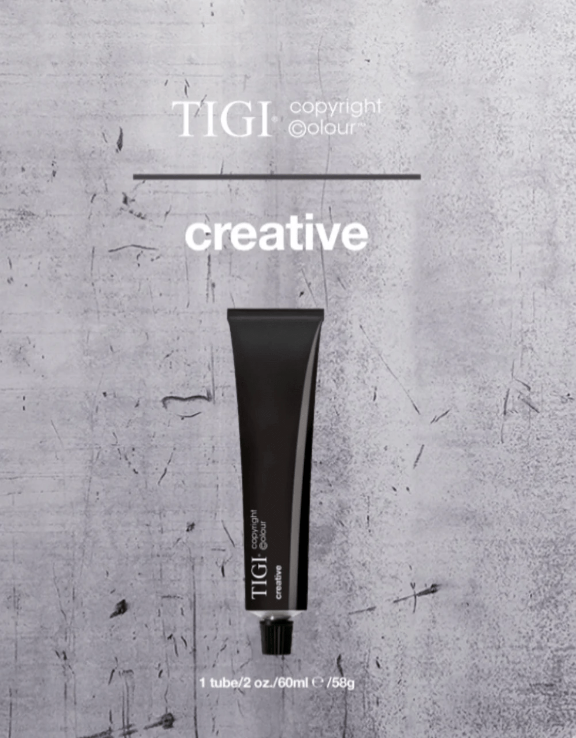 TIGI COPYRIGHT - CREATIVE 4/85 ASH MAHOGANY BROWN - PARALLEL DISTRIBUTIONS