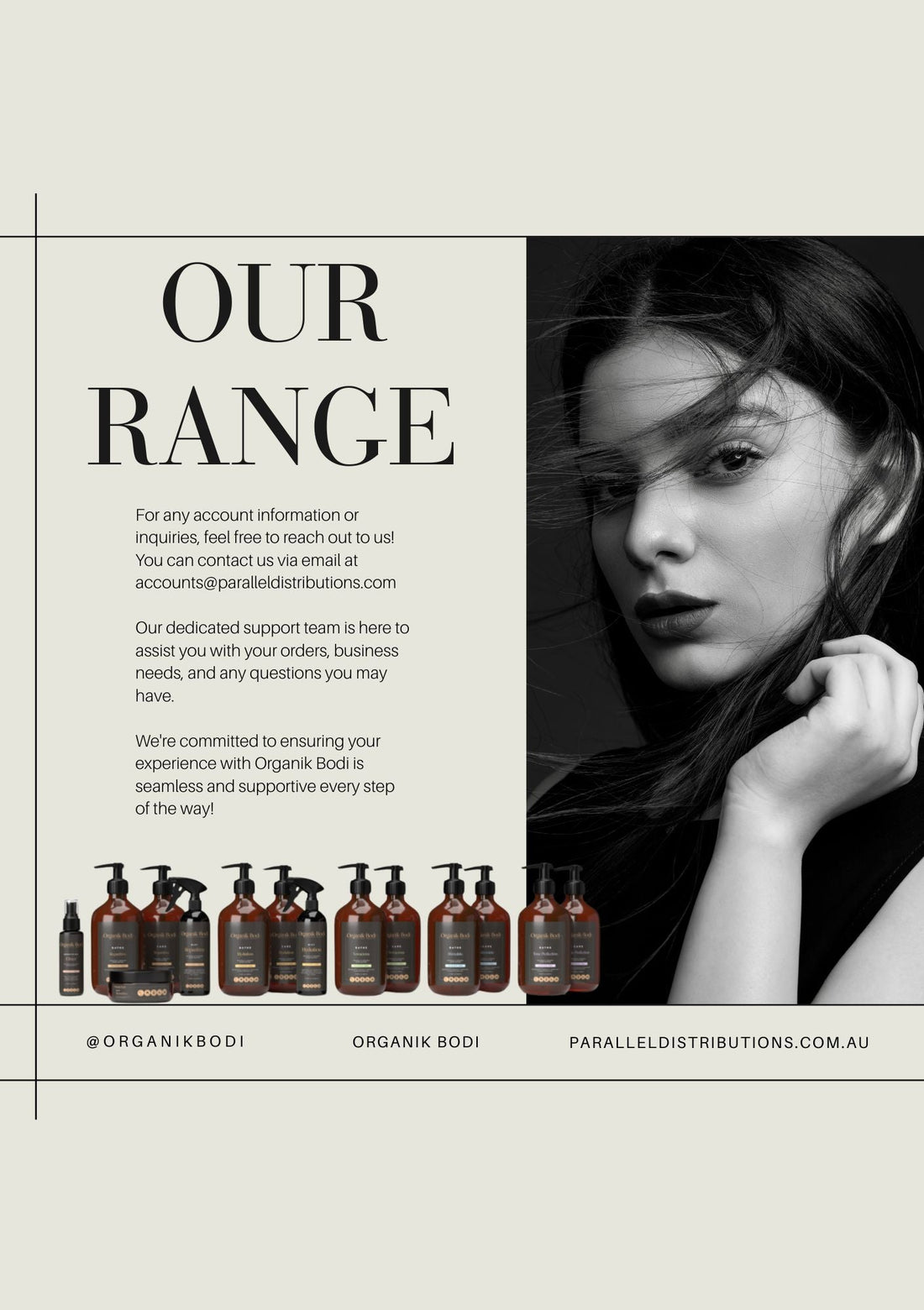 Organik bodi where natural beauty begins - PARALLEL DISTRIBUTIONS