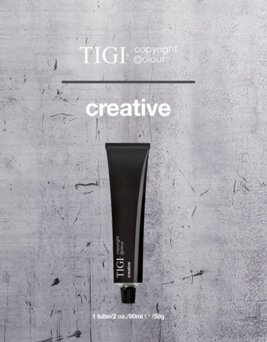 TIGI COPYRIGHT - CREATIVE 4/85 ASH MAHOGANY BROWN