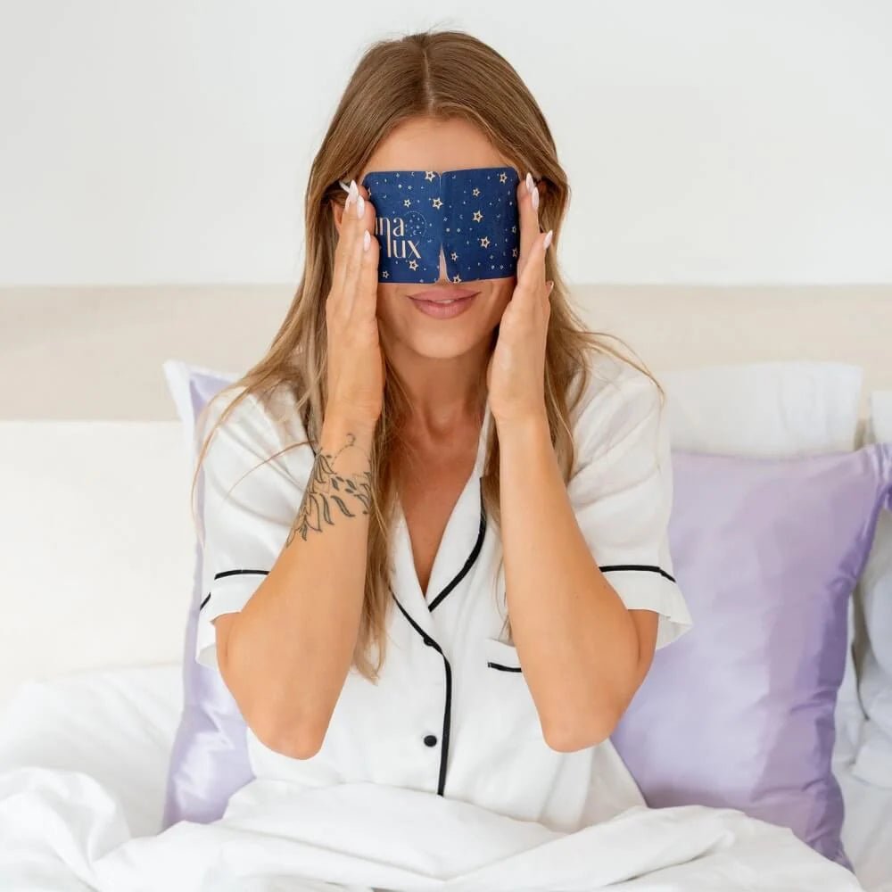 1 BOX LUNA LUX - SELF WARMING EYE MASK JASMINE SCENTED - 5 PER BOX - PARALLEL DISTRIBUTIONS