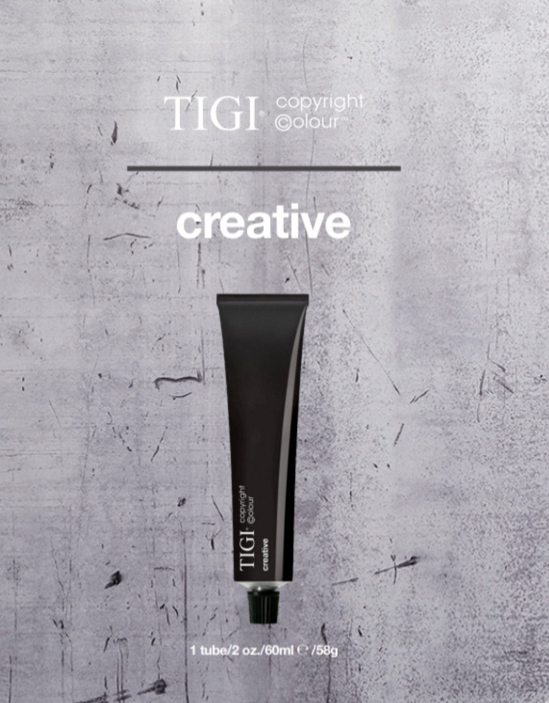 TIGI COPYRIGHT - CREATIVE 9/4 VERY LIGHT COPPER BLONDE - PARALLEL DISTRIBUTIONS